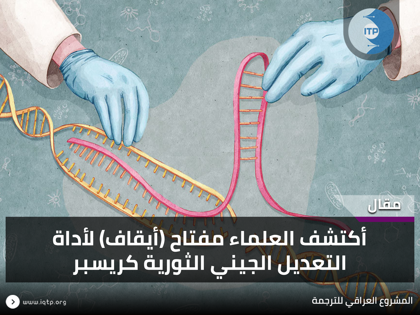 أكتشف العلماء مفتاح (أيقاف) لأداة التعديل الجيني الثورية كريسبر أكتشف العلماء مفتاح (أيقاف) لأداة التعديل الجيني الثورية كريسبر